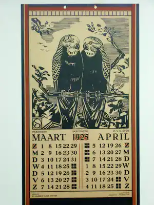 Henri van der Stok - PARKIETEN /// HOUTSNEDE VAN HENRI VAN DER STOK verkauft für € 2!