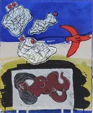 Corneille - Six Rêves Peints - Grote handgesigneerde Litho - 1989 verkocht voor € 165!