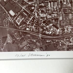 Peer Veneman - Luchtfoto met kleurvlakken - Zeefdruk kopen? Bied vanaf 30!
