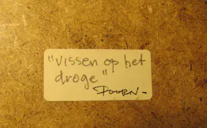 Jan van Doorn - Vissen op het droge kopen? Bied vanaf 75!