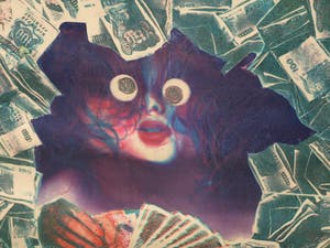 Lieve Prins - Digitale / Copy-art , Geld – ingelijst – 1984 kopen? Bied vanaf 1!