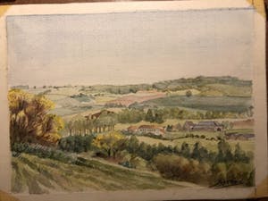 Niet of onleesbaar gesigneerd - Landelijke, panoramische uitzicht kopen? Bied vanaf 1!