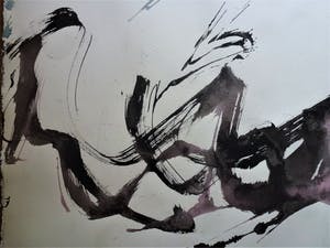 Anton Heyboer - Abstracte compositie . Sierlijk werk van Anton Heyboer . kopen? Bied vanaf 200!