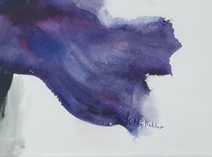 Kitty Mulder - Aquarel: Bloem - Ingelijst kopen? Bied vanaf 370!