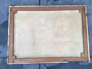 Niet of onleesbaar gesigneerd - Boerderij aan water met bootje. kopen? Bied vanaf 1!