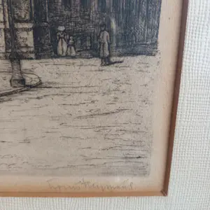 Louis Heijmans - Stadhuis Middelburg op een marktdag kopen? Bied vanaf 40!