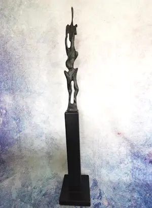 Ety Bagchus - Etienne groot Brons abstract sculptuur Apeldoorn - Lommel kopen? Bied vanaf 800!