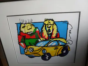 Herman Brood - Litho. Titel, VW Beetle kopen? Bied vanaf 325!