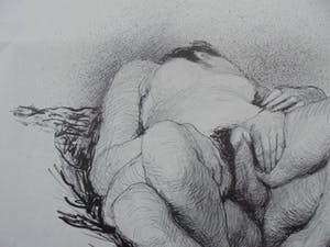 Aat Veldhoen - Erotische scène - rotagravure - 1964 kopen? Bied vanaf 1!