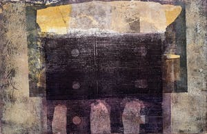 Thea Figee - monotype op papier - zonder titel - 1993 (UNIEK WERK) kopen? Bied vanaf 80!