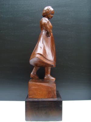 Charles van Wijk - Houten beeld -UNICA - in prijs verlaagd! kopen? Bied vanaf 350!