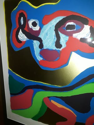 Karel Appel - Flying hat meets sleeping dog kopen? Bied vanaf 1250!