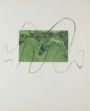 Allen Jones - Litho en fotoprint, Zonder titel - Ingelijst kopen? Bied vanaf 1!