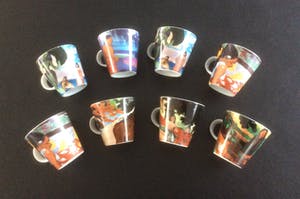 Niet of onleesbaar gesigneerd - ACHT “GAUGUIN” ESPRESSO KOPJES kopen? Bied vanaf 1!