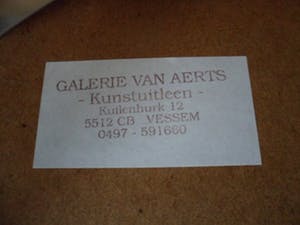 Jos Verwiel - Gemende Techniek. Titel, "Potvis". kopen? Bied vanaf 40!