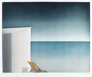 Jean Solombre - Aquatint, Aan het strand verkocht voor € 35!