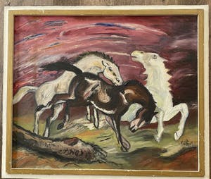 Niet of onleesbaar gesigneerd - Horses kopen? Bied vanaf 1!