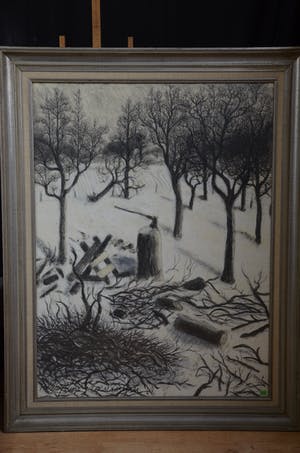 Benny Van Groeningen - Winterlandschap kopen? Bied vanaf 100!