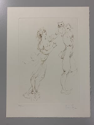 Leonor Fini - Des femmes et le chat kopen? Bied vanaf 25!