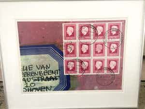 Har Sanders - Een vreemde postzegel verkocht voor € 75!