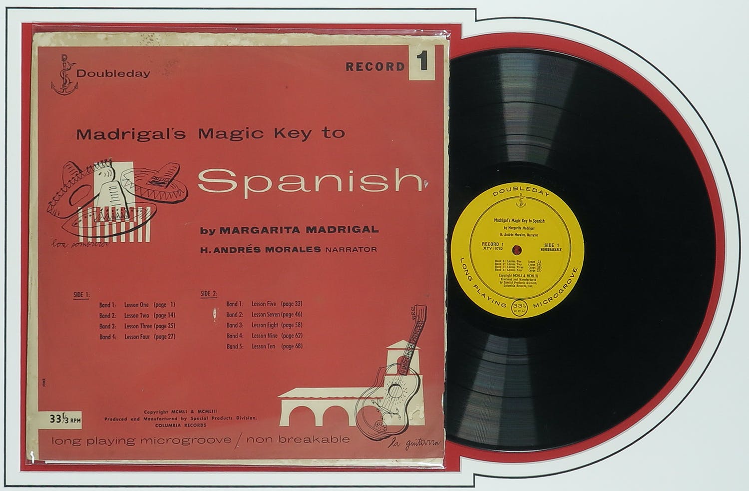 Andy Warhol - Madrigal's Magic key to Spanish deel I - Ingelijst