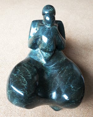 Rosa Serra - Moeder en kind, bronzen beeld (best groot, zwaar) kopen? Bied vanaf 1950!