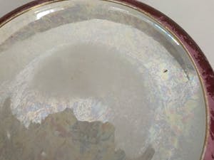 Societe Ceramique - Unica rood parelmoer schaal kopen? Bied vanaf 25!