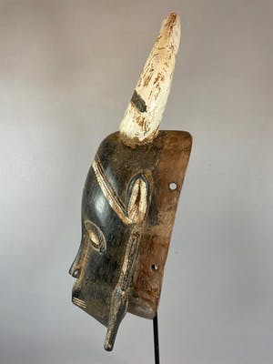 Baule - African Tribal Used Baule mask - Iv. Coast. kopen? Bied vanaf 45!