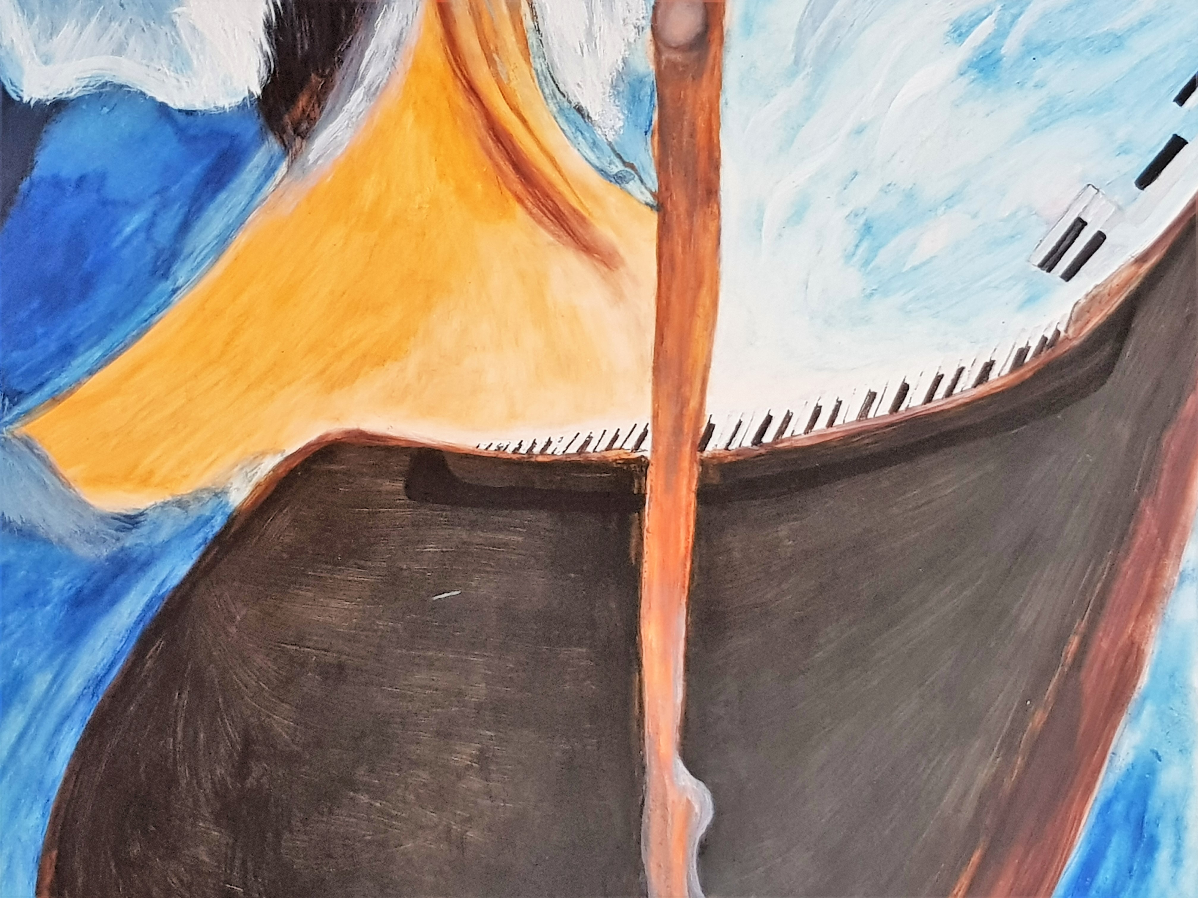 Niet of onleesbaar gesigneerd - Gesigneerde Aquarel - Ballet Danser kopen? Bied vanaf 1!