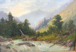 Maria Gilse - Uitzicht op de bergen verkocht voor € 95!