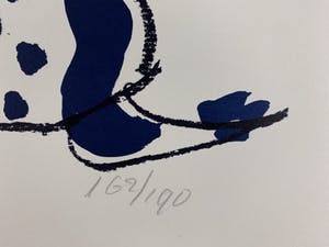 Karel Appel - kleurenlitho - 'Man en paard' - 1978 - Prent 190 (Serie 11A) kopen? Bied vanaf 475!