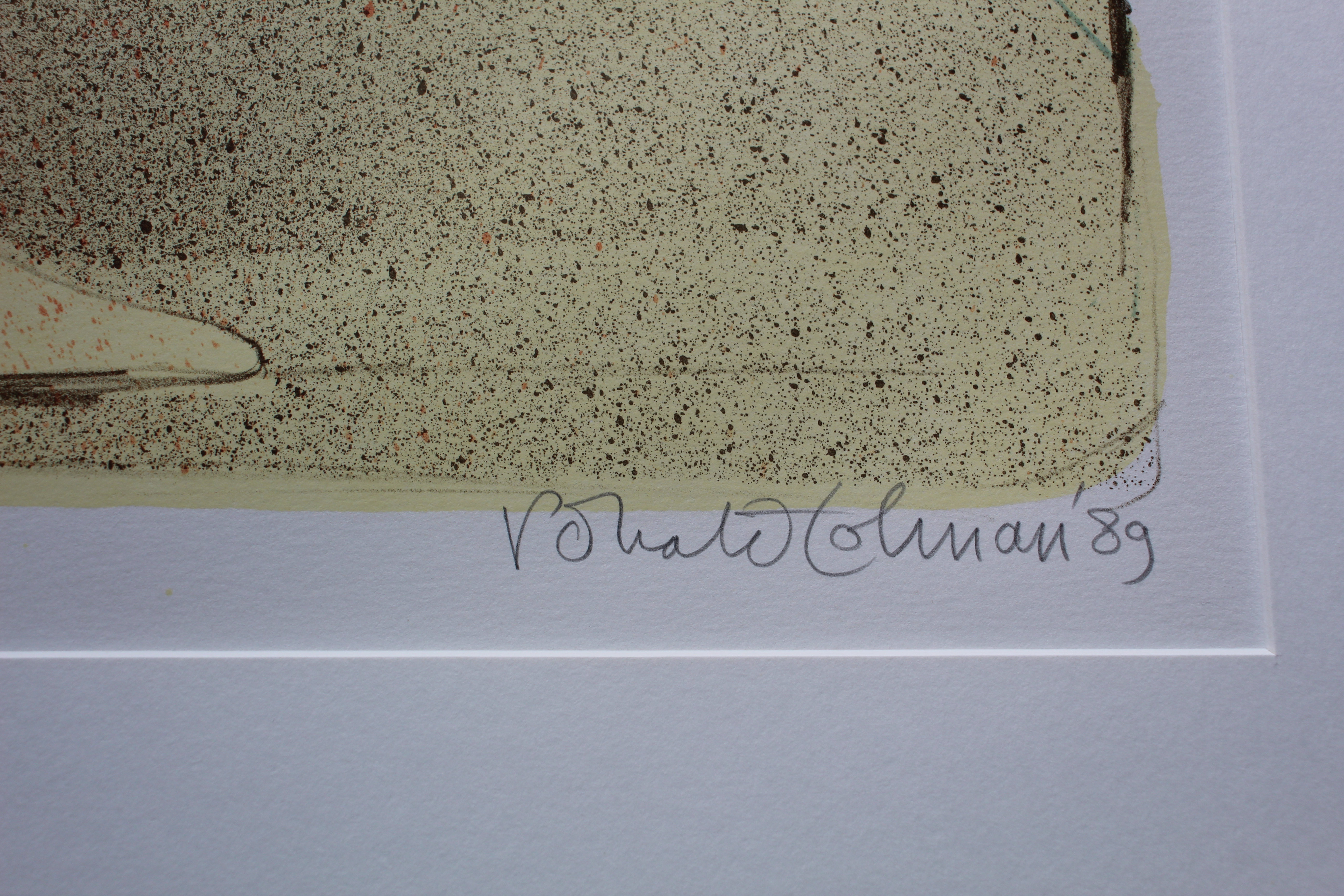 Ronald Tolman - litho: dansende vrouw met kind - 1989 kopen? Bied vanaf 90!