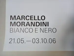 Marcello Morandini - Bianco e Nero - Ausstellungsplakat Museum Ritter 2006 kopen? Bied vanaf 50!