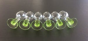 Willem Heesen - Vier ARUBA likeurglazen en zes borrelglaasjes kopen? Bied vanaf 20!