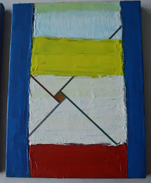 Tom Lecluse - 2 olieverf zonder titel. kopen? Bied vanaf 75!