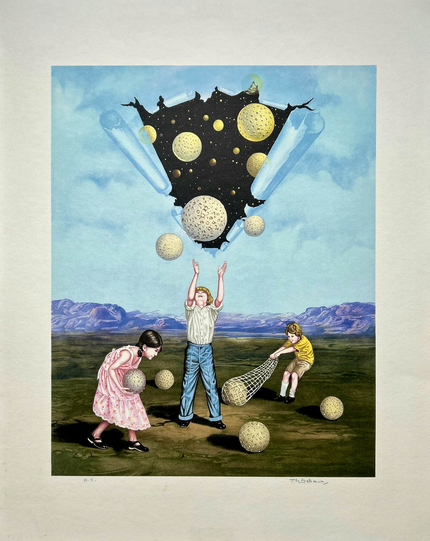 Tito Salomoni - Zonder titel verkocht voor € 35!