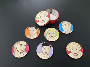 Luc Verschuuren - BEKERS, ONDERZETTERS en KOEKTROMMEL kopen? Bied vanaf 35!