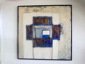 Riet Ebberink - Abstracte compositie - open doos verkocht voor € 150!