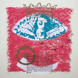 Loes Schepens - Zeefdruk, Zonder titel kopen? Bied vanaf 1!