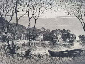 Oskar Paul Matthes - Afgemeerde bootjes. kopen? Bied vanaf 40!