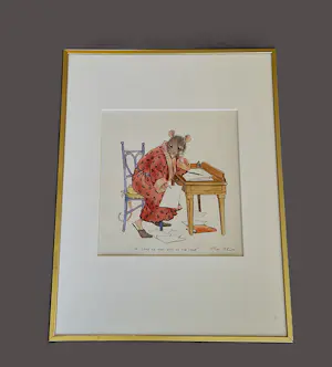 AcheterThea Kliros - originele illustratie "the story of the Nutcracker" - gesigneerd - in lijst? Enchérissez de 110!