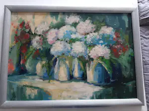 Bram Vegt - Olieverf op doek, vaas met bloemen uit 1996 kaufen? Bieten Sie von 70!