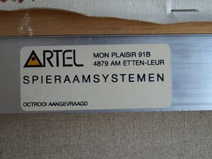 Diederik van Leeuwen - Acrylverf op doek, “Landschap” – gesigneerd - Groot kopen? Bied vanaf 65!