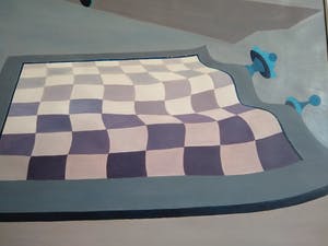 Kees Wuisman - Surrealistisch schaakbord kopen? Bied vanaf 50!