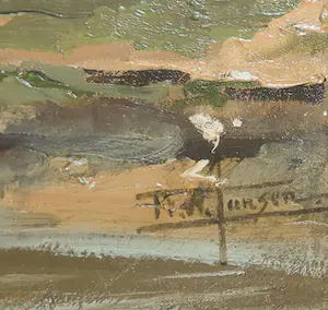 Hendrik Willebrord Jansen - Olieverf op doek, Noorderhavenpoort Zierikzee - Ingelijst kopen? Bied vanaf 250!