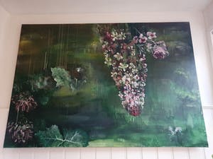 Ellen Grote Beverborg - Bloemen landschap kopen? Bied vanaf 350!