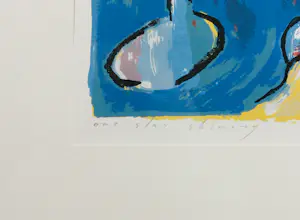 Piet Warffemius - Zeefdruk, One Star Shining - Ingelijst kopen? Bied vanaf 35!