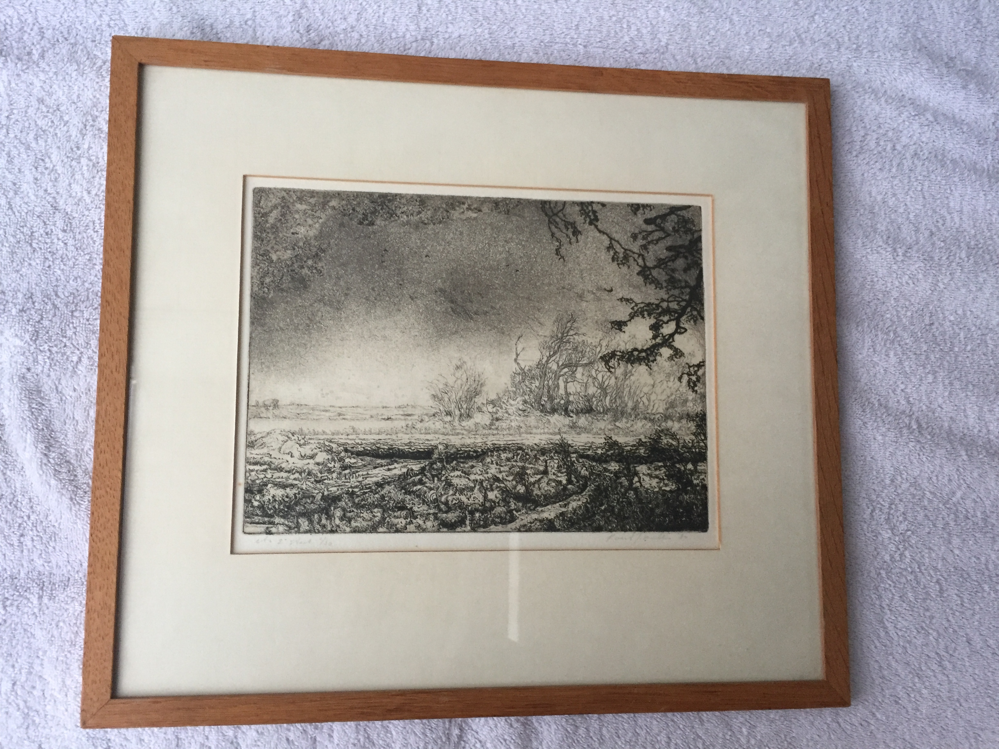 Koert Jan Muller - Landschap met tak kopen? Bied vanaf 1!