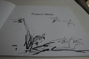 Francis Mean - Kunstkatalog mit Originalzeichnung kopen? Bied vanaf 30!