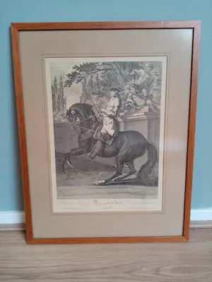Johann Elias Ridinger - Die parade im Schritt links - Gravure kaufen? Bieten Sie von 49!
